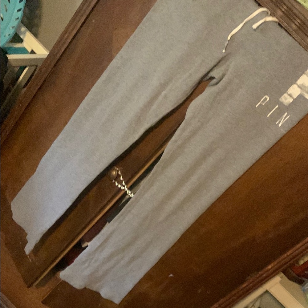 Victoria's Secret Love Pink Gray Apparel